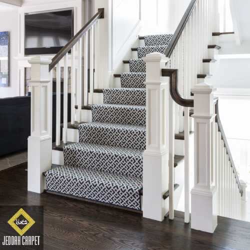 Patterned Stair Carpet